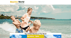 Desktop Screenshot of beachesworld.com
